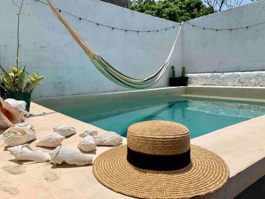 Casita Azul Colonial En El Centro De Merida. מראה חיצוני תמונה